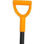 Ásó, Strend Pro Garden ErgoLine1200, egyenes fej, 120 cm, fekete, acél fej, acél nyél, D markolat