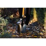 Ásó, Strend Pro Garden, hegyes fej, fekete/narancssárga, acél fej, üvegszálas nyél, D markolat