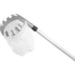 Gyümölcsszedő, Strend Pro Garden GT7007, ezüst, teleszkópos nyél, 134-240 cm, alumínium nyél, vászonkosár