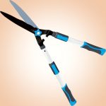 Sövényvágó olló, Aquacraft 370213, fehér/fekete, 72,3 cm, alumínium nyél, hullámos acél penge, teleszkópos