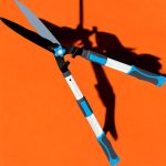 Sövényvágó olló, Aquacraft 370213, fehér/fekete, 72,3 cm, alumínium nyél, hullámos acél penge, teleszkópos