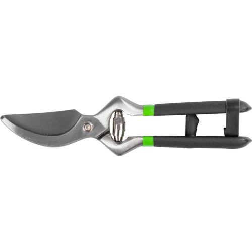 Metszőolló, Strend Pro Garden M0070, fekete, 220 mm, acél test, acél penge, maximum 20 mm átmérő