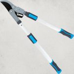 Ágvágó olló, Aquacraft 360760, fehér, 73,3 cm, alumínium nyél, acél penge, maximum 40 mm átmérő, teleszkópos