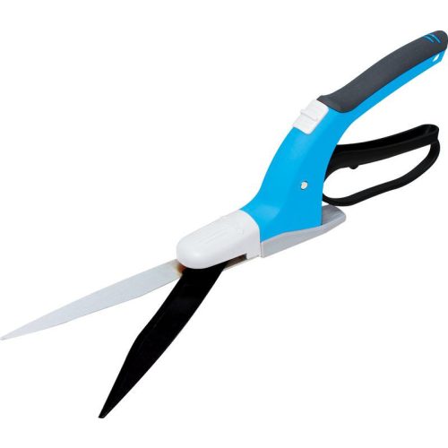 Szegélynyíró olló, Aquacraft 350160, kék, 40 cm, acél penge, 360°-ban forgatható
