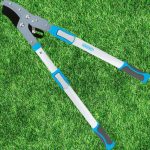 Ágvágó olló, Aquacraft 360770, fehér, 73,3 cm, alumínium nyél, acél penge, maximum 40 mm átmérő, teleszkópos