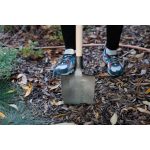 Ásó, Strend Pro Garden Gardex, hegyes fej, sötétszürke, edzett acél fej, egyenes fa nyél