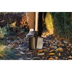 Ásó, Strend Pro Garden, hegyes fej, fekete, acél fej, fa nyél, D markolat