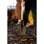 Ásó, Strend Pro Garden, egyenes fej, fekete, acél fej, fa nyél, D markolat