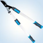 Ágvágó olló, Aquacraft 360483, fehér, 70 cm, alumínium nyél, acél penge, maximum 35 mm átmérő, teleszkópos