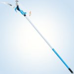 Ágvágó olló, Aquacraft 320070, kék/fehér, teleszkópos rúddal, fűrésszel, 180-300 cm, alumínium nyél, acél penge, köteles mechanika