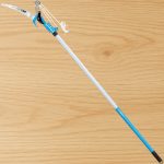 Ágvágó olló, Aquacraft 320070, kék/fehér, teleszkópos rúddal, fűrésszel, 180-300 cm, alumínium nyél, acél penge, köteles mechanika