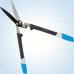 Sövényvágó olló, Aquacraft 370392, sötétszürke, 73,5 cm, üvegszálas nyél, acél penge, PowerPlus váltókar