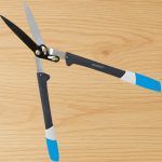 Sövényvágó olló, Aquacraft 370392, sötétszürke, 73,5 cm, üvegszálas nyél, acél penge, PowerPlus váltókar