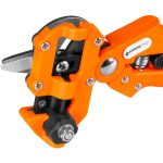 Oltófogó, Strend Pro Garden, narancssárga, acél penge, műanyag fej, 3 oltási módszer, tokban, 3 pengével, csavarkulccsal és csavarhúzóval