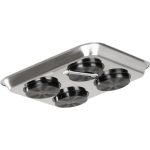 Mágneses csavartálca, Strend Pro, ezüst, 27 × 29,2 cm, rozsdamentes acél, 4 db gumiborítású mágnes, karcálló felület