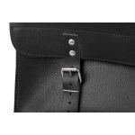 Szerszámos táska, Moško BM45, 45 × 32 × 15 cm, fekete, bőr, tartós, masszív kivitel, professzionális