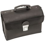 Szerszámos táska, Moško BE-30 K, 31 x 22 x 15 cm, fekete, bőr, villanyszerelő