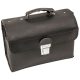 Szerszámos táska, Moško BE-30 K, 31 x 22 x 15 cm, fekete, bőr, villanyszerelő
