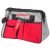 Szerszámos táska, Worcraft WTFTB-03 ShareSYS, 40 x 20,5 x 31 cm, szürke/piros, 600D nejlon, 12 kg teherbírás, gépekhez és szerszámokhoz