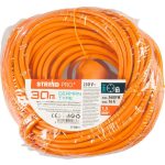 Lengő hosszabbító, Strend Pro DG-YDB01, 30 m, narancssárga, Schuko típus, otthoni és kültéri használatra, kapcsoló nélkül