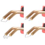 Elektromos műanyaghegesztő pisztoly, Strend Pro, piros, 43 W, 200 db kapoccsal, fogóval és letörő késsel, műanyag hordtáskában