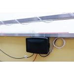 Hosszabbító védőburkolat, Strend Pro, fekete, biztonsági, IP54, beltéri és kültéri használatra, zárómechanizmussal, gumitömítéssel, gyerekbiztos