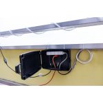 Hosszabbító védőburkolat, Strend Pro, fekete, biztonsági, IP54, beltéri és kültéri használatra, zárómechanizmussal, gumitömítéssel, gyerekbiztos