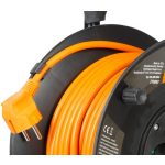 Kábeldob, Strend Pro DG-FB04, 35 m, narancssárga, 4 aljzat, 230 V, 1,5 mm2, maximum 3680 W