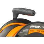 Kábeldob, Strend Pro DG-FB04, 35 m, narancssárga, 4 aljzat, 230 V, 1,5 mm2, maximum 3680 W