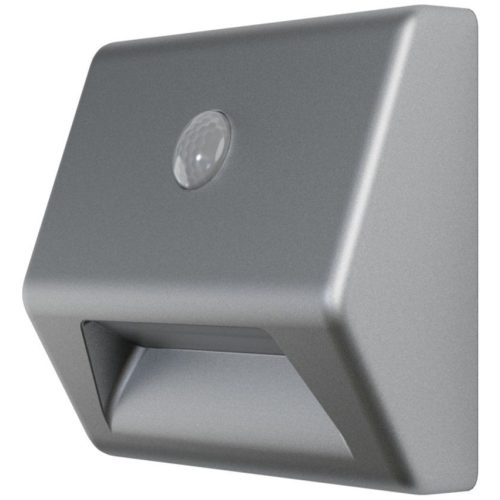Éjszakai lámpa, Ledvance Nightlux Stair, 8,4 x 2,8 x 7,3 cm, szürke, mozgásérzékelős, fényérzékelős, beltéri/kültéri, LED, elemes (3 x AAA)