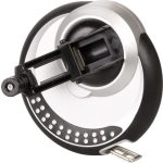 Mérőszalag, Giantop CR-G50, fekete/ezüst, 30 m/13 mm, acél szalag, acél tok, tekercselő fogantyú