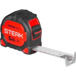   Mérőszalag, Strend Pro Premium Sterk RZ5027, fekete/piros, 5 m/27 mm, műanyag tok