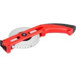 Mérőszalag, Strend Pro Premium LWP5013, piros/fekete, 50 m/13 mm, acél szalag, műanyag tok, fogantyúval, csúszóhoroggal