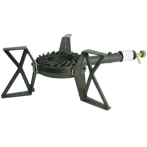 PB gázfőző, Kemper Wok, 17 cm átmérő, 7,5 kW, alacsony nyomású (28-30 mbar), öntöttvas égő, teljesítményszabályozással, ipari