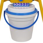 Gabonadaráló, Novital Golia 4V, kék, 750 W, granulátum-méret: 2,5–4–6–8 mm, tálca: 44 x 48 cm, konténer: 43 x 35 cm, méret: 98 x 67 cm