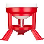 Baromfi itató, Novital Gold, 30 l, fehér, műanyag, könnyen tisztítható, higiénikus, stabil, szilárd