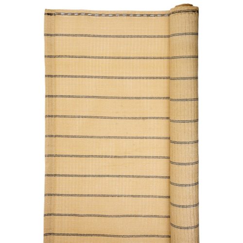 Árnyékoló háló medence fölé, kerítésre, Strend Pro Garden, 1 x 10 m, bézs, UV-álló, időjárásálló, 85% árnyékolás, 185 g/m2