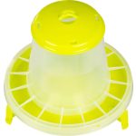 Baromfi etető, Novital 2203AF, sárga, 5,25 l, műanyag, lábakkal, könnyen tisztítható talppal, talaj feletti elhelyezéshez