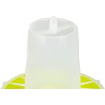 Baromfi etető, Novital 2198AF, sárga, 10,5 l, műanyag, lábakkal, könnyen tisztítható talppal, talaj feletti elhelyezéshez