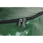 Esővízgyűjtő hordó, Strend Pro Garden CRB25, zöld, 250 l, kör alakú, összecsukható, két csappal, erősített PVC, cipzáras tető szűrőhálóval, magasság: 88 cm, átmérő: 60 cm