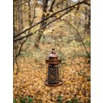 Madáretető, Strend Pro Garden, fekete, 32 x 17 cm, 950 ml, műanyag, fém rács