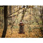 Madáretető, Strend Pro Garden, fekete, 32 x 17 cm, 950 ml, műanyag, fém rács