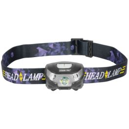   Fejlámpa, Strend Pro HeadLight H889, fekete, 6 x 3,5 x 3,5 cm, akkumulátoros, USB töltés, mozgásérzékelő, 3 W Cree LED, 180 lm, 1200 mAh, 100 m hatótáv