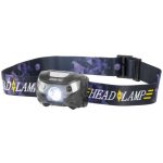 Fejlámpa, Strend Pro HeadLight H889, fekete, 6 x 3,5 x 3,5 cm, akkumulátoros, USB töltés, mozgásérzékelő, 3 W Cree LED, 180 lm, 1200 mAh, 100 m hatótáv