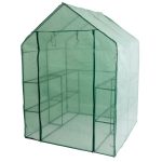 Melegágy, Strend Pro Garden X098, 142 x 142 x 193 cm, PE fólia, UV-álló, fémvázas, 4 polcos, feltekerhető nyílással