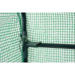 Melegágy, Strend Pro Garden X098, 142 x 142 x 193 cm, PE fólia, UV-álló, fémvázas, 4 polcos, feltekerhető nyílással