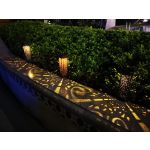 Napelemes kerti lámpa, Strend Pro Garden Kang, fekete, 31 cm, 1 LED, melegfehér fény, vízálló, 3 db