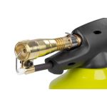 Forrasztólámpa, Meva KP19001 Typhoon 360°, 24,5 × 10 × 16,5 cm, piezo gyújtás, 1,5 kW, 360° lángtechnológia, 1400–1600 °C, fém burkolat, szúrópatronos (190 g)