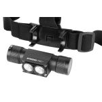 Fejlámpa, Strend Pro Headlight H4016, fekete, 2 x XPG LED, 500 lm, 2000 mAh, USB töltés, vízálló, 5 világítási mód, 100 m hatótáv, akkumulátoros