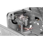 Gázfőző, asztali, Kemper Smart, ezüst, 36 x 31 x 9 cm, 2,2 kW, piezo gyújtás, szelepes gázpatronos (227 g), kofferben